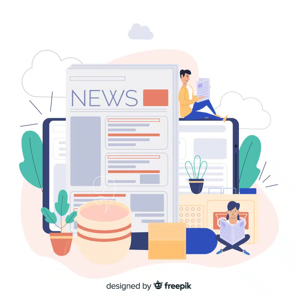 Illustratie rond nieuwsbrieven